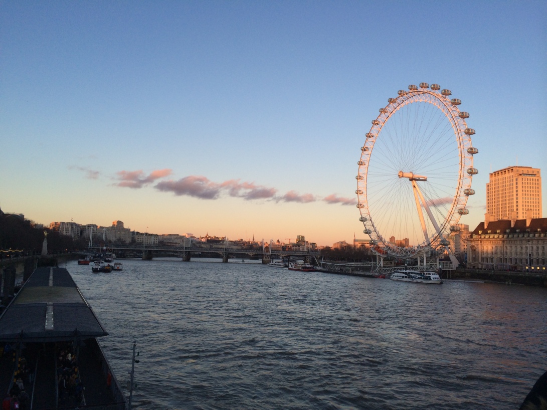 The London Eye; so beautiful.